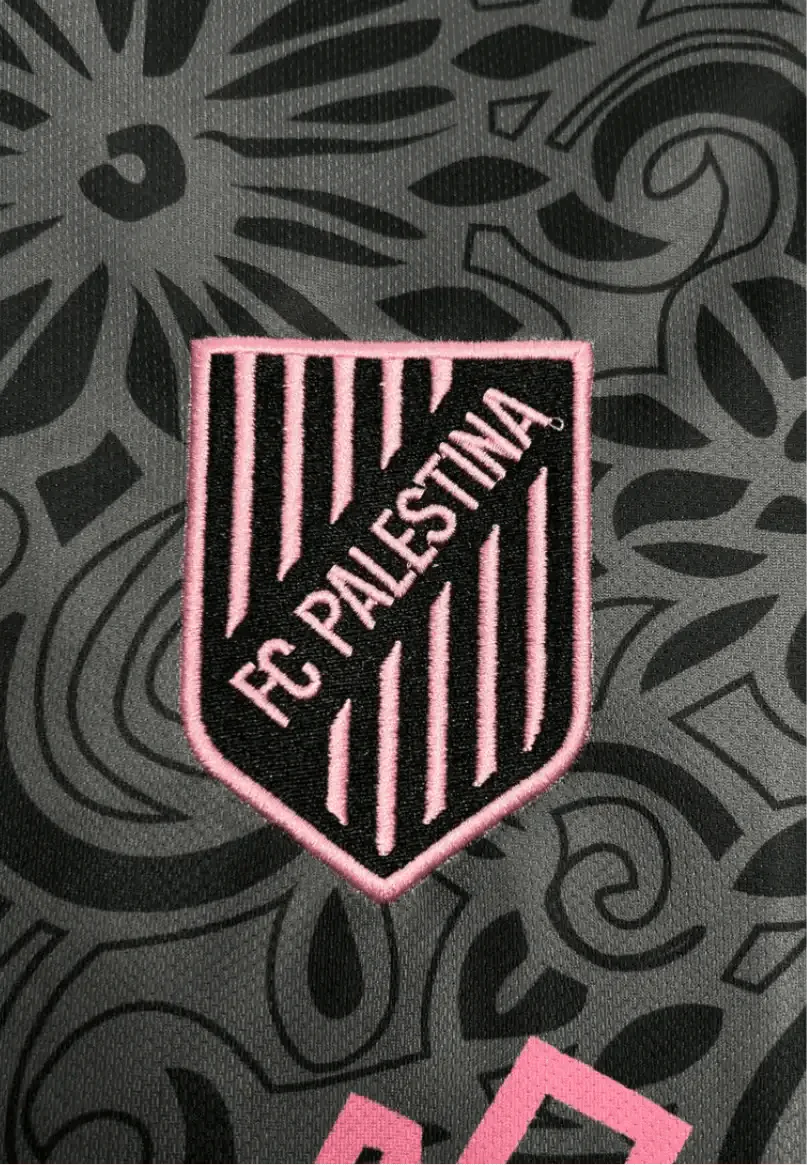 Maillot Palestine Noir & Rose - AI ORIZON