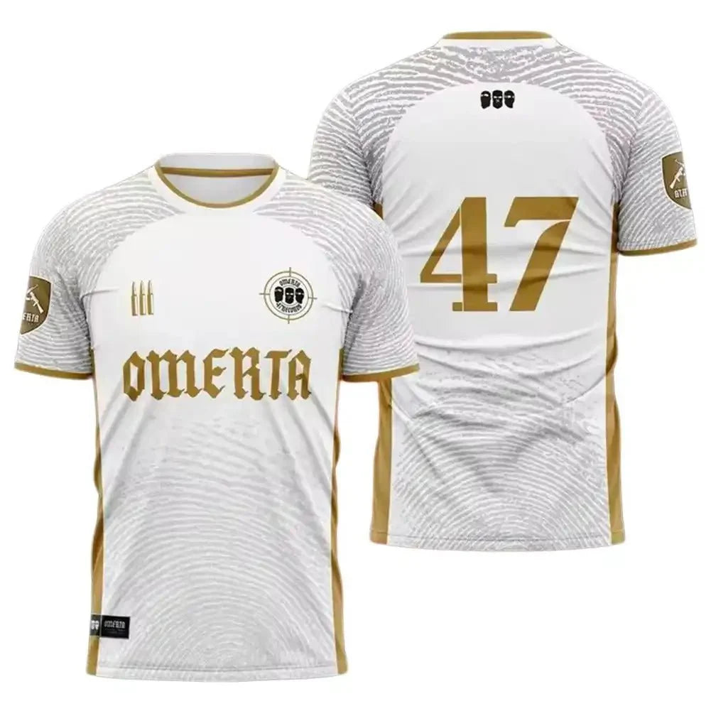 Maillot Omerta 47 Blanc - AI ORIZON